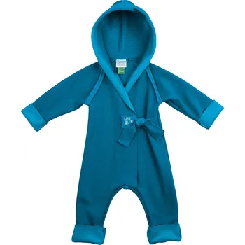 Kojenecká kombinéza petrolejový zavinovací overal