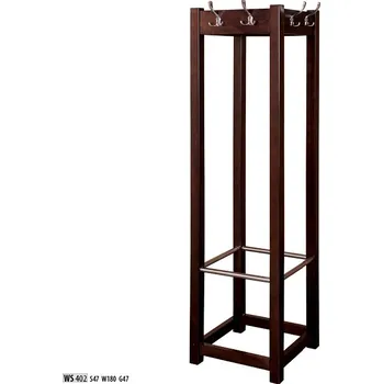 Věšák ImportWorld Věšák Rolanda masiv buk v180 x š47 x h47 cm (Barva dřeva: Cherry)