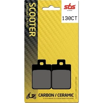 Brzda pro motocykl SBS Friction - Dánsko 130CT brzdové destičky SBS pro skútry