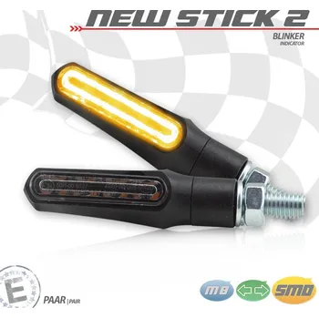 Osvětlení pro motocykl HS MOTO - Německo Led blinkry New Stick 2