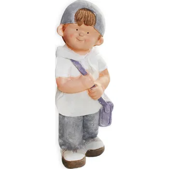 Zahradní dekorace Kluk polyresin 45cm (KR365-172069-18C)