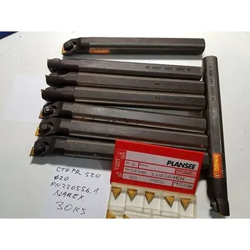 Příslušenstí k soustruhu Nůž pro vnitřní soustružení CTFPR S20, průměr 20 mm, Narex (PN 220556.1, Průměr 20 mm, Destičky TPMR 110304, Níže větší foto)