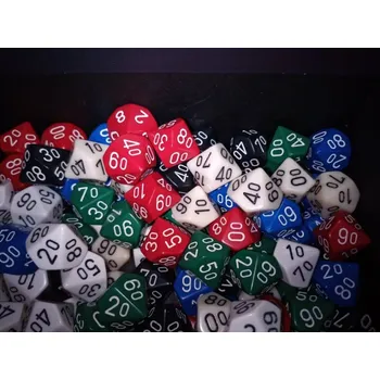 Příslušenství k deskovým hrám Chessex Kostka D10 procentuální jednobarevná - 29411