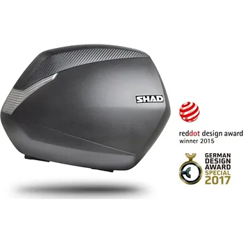 Zavazadlo na motocykl SHAD Španělsko SHAD SH36 černé/karbon boční kufry pro 3P systém