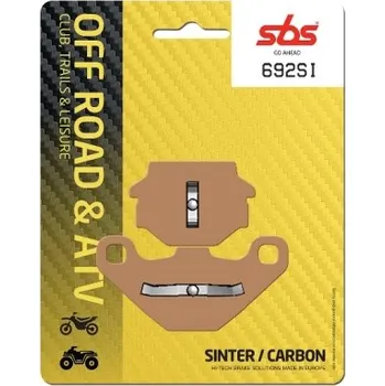 Motodíl SBS Friction - Dánsko 692SI sintrované off-road brzdové destičky SBS