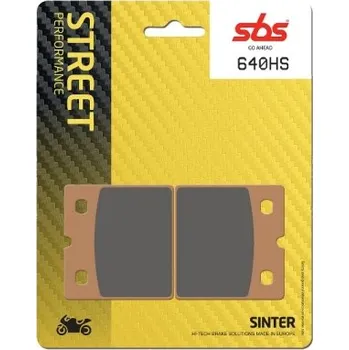 Brzda pro motocykl SBS Friction - Dánsko 640HS sintrované brzdové destičky SBS