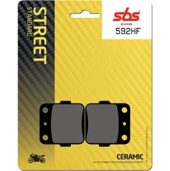 Brzda pro motocykl SBS Friction - Dánsko 592HF keramické brzdové destičky SBS pro motocykly