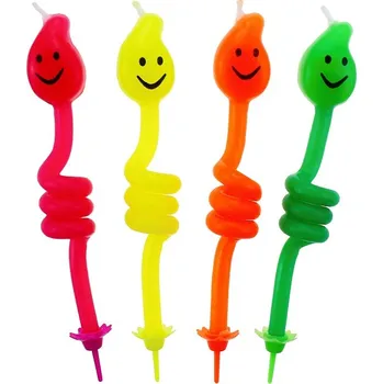 Dortová svíčka GodanDortové svíčky - veselé spirály 4ks