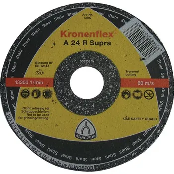 Řezný kotouč Řezný kotouč na oceli A 24 R Supra 180 x 3,0 x 22 Klingspor
