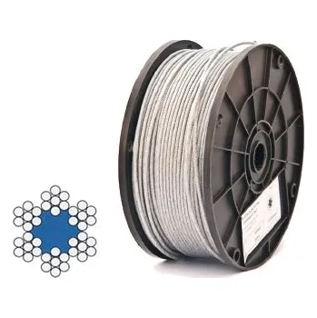 Lany Lano ocelové 5,0 mm (6 x 7 + FC) DIN 3055