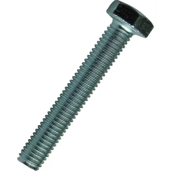 Šroub Šroub metrický šestihranná hlava M 5 x 16 DIN 933 celozávit ZnB