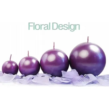 Svíčka Svíčka metalic 6cm purple