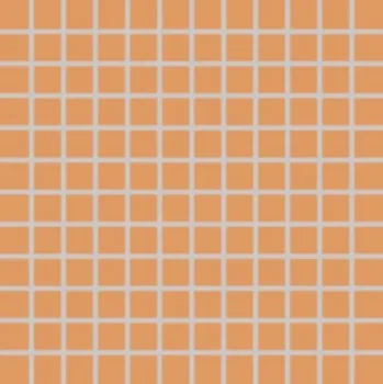 Color Two (RAL 0607050) - dlaždice mozaika 2,5x2,5 světle oranžová matná GDM02150