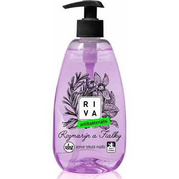 Riva Antibakteriální jemné tekuté mýdlo rozmarýn a fialky, 500 ml