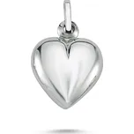 Lillian Vassago Přívěsek srdce z bílého zlata LLV00-GP029