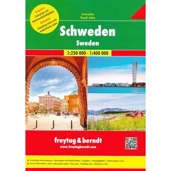 Autoatlas: Schweden 1:250 000/1:400 000 - Freytag & Berndt [CS/DE] (2018)