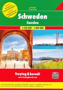 Autoatlas: Schweden 1:250 000/1:400 000 - Freytag & Berndt [CS/DE] (2018)