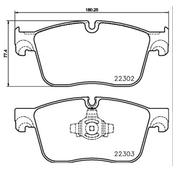 Brzdová destička Brembo P 36 031