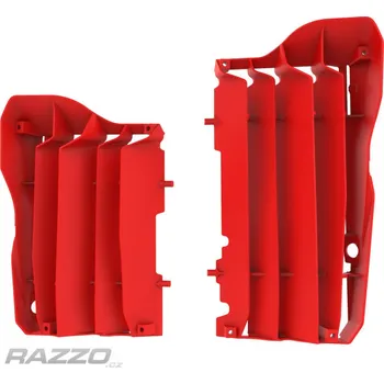 Mřížky chladičů Polisport Honda CRF250R 18-19 červené