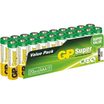 Článková baterie GP Super Alkaline Battery AAA LR03 20 ks