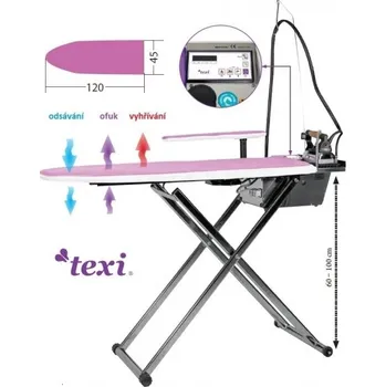 Žehlička žehlící prkno s vyvíječem a žehličkou Texi S+B