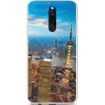 Pouzdro na mobilní telefon Kryt Xiaomi Redmi 8 silikon City (obal neboli pouzdro na Xiaomi Redmi 8)