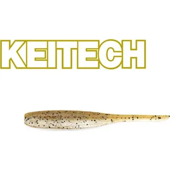 Umělá nástraha Gumová nástraha Keitech Shad Impact 2" 5,8cm Green Pumpkin PP. Shad (12ks)
