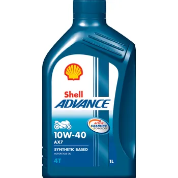 Motorový olej Shell Advance 4T AX7/VSX 4/ 10W-40 1 l