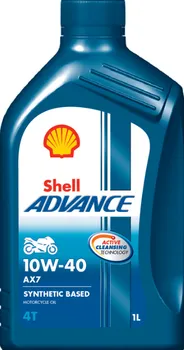 Motorový olej Shell Advance 4T AX7/VSX 4/ 10W-40 1 l