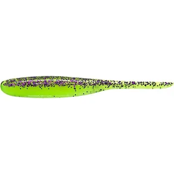 Umělá nástraha Gumová nástraha Keitech Shad Impact 2" 5,8cm Purple Chartreuse (BA-Edition) (12ks)