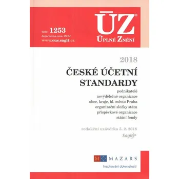 Recenze ÚZ 1253 České účetní standardy 2018 - Sagit (2018, brožovaná)