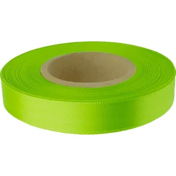 Stuha Stuha atlasová neonově zelená, šíře 15mm