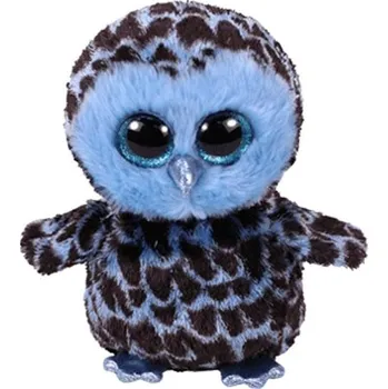 plyšák TY Beanie Boos sova Yago 15 cm modrá