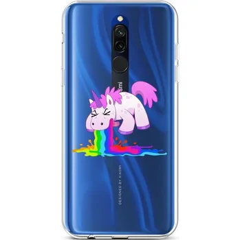Pouzdro na mobilní telefon Kryt Xiaomi Redmi 8 silikon Rainbow Splash (obal neboli pouzdro na Xiaomi Redmi 8)