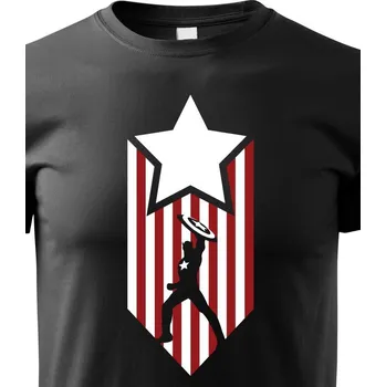 Chlapecké tričko Dětské tričko Kapitán Amerika, Barva Černá, Velikost 158 cm/12 roků, Canvas Dětské tričko Bezvatriko.cz 1