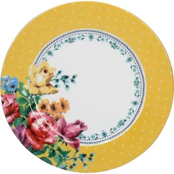 Talíř Creative Tops, Anglie Creative Tops - Porcelánový dezertní talíř Bohemian Spirit od Katie Alice - 19*19cm Barva: jako na obrázku, Velikost: 19x19