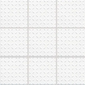 Color Two (WHITE) - dlaždice mozaika 10x10 bílá matná, C GRH0K223