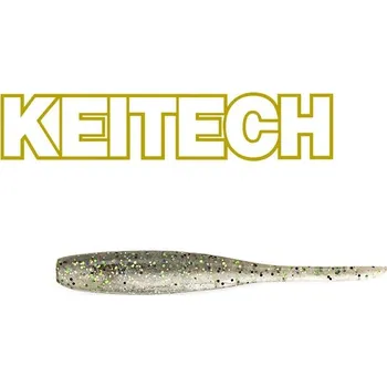 Umělá nástraha Gumová nástraha Keitech Shad Impact 2" 5,8cm Silver Flash Minnow (12ks)