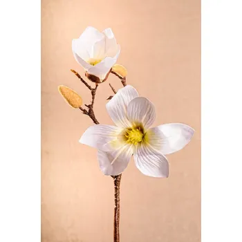 umělá květina Paramit Aranžovací květina magnolie bílá 46 cm