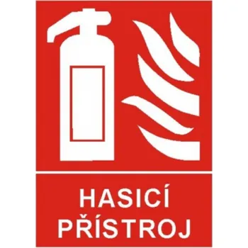 Bezpečnostní značky Hasicí přístroj A4 samolepka