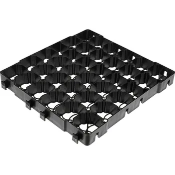 Venkovní dlažba Zatravňovací dlažba GP40 38,5x38,5cm plastová dlažba vysoká 40mm, nosnost 300t/m2