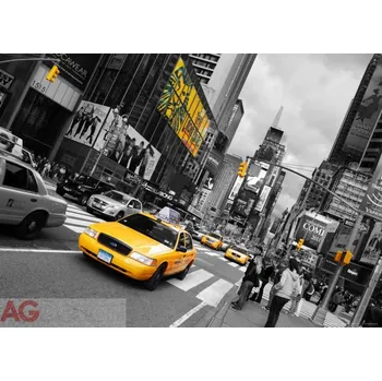 Fototapeta Vliesová fototapeta Žluté taxi FTNM-2626 / Fototapety na zeď Yellow Car (160 x 110 cm) AG Design