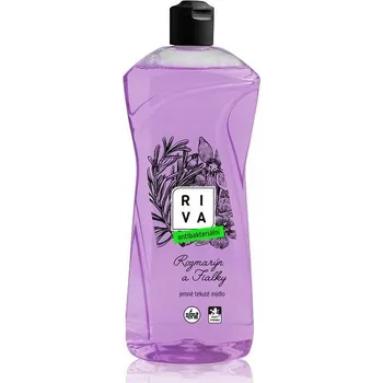 Riva Antibakteriální jemné tekuté mýdlo rozmarýn a fialky Mýdlo Riva Antibakteriální jemné tekuté mýdlo rozmarýn a fialky