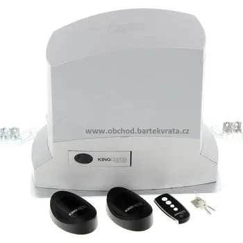 Pohon brány King Gates KingGates Dy Kit 24V /600 LT pohon pro samonosnou a posuvnou bránu+ ovladač+ sada fotobuněk Barva: šedá