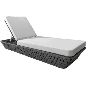 Zahradní lehátko Luxusní lehátko - šedé - KYLIE
