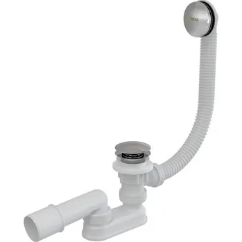 Sifon Vanový odtokový komplet s přepadem ClickClack chrom RAVAK 570 mm /X01377/.