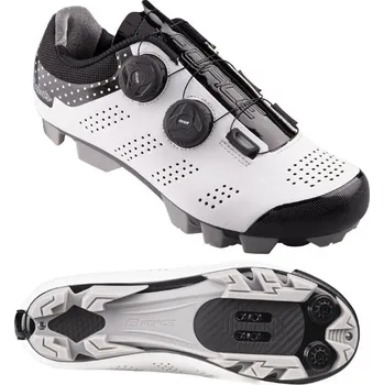 Pánské cyklistické tretry Tretry Force MTB Points dámské, bílo-černé 40