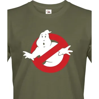 Pánské tričko Pánské tričko Krotitelé duchů, Barva Military - 69 Bezvatriko.cz 1
