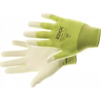 Pracovní rukavice Cerva Rukavice povrstvené KIXX LIKE LIME polyuretan 9