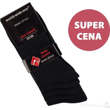 Dámské ponožky Dámské zdravotní bavlněné ponožky 1:1 RS 39-42 černá